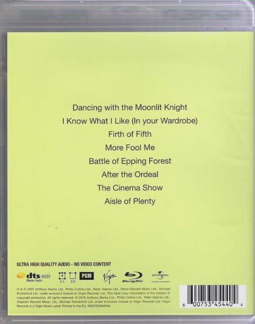 Genesis Selling England By The Pound Blu Ray Audio UK GENABSE772925