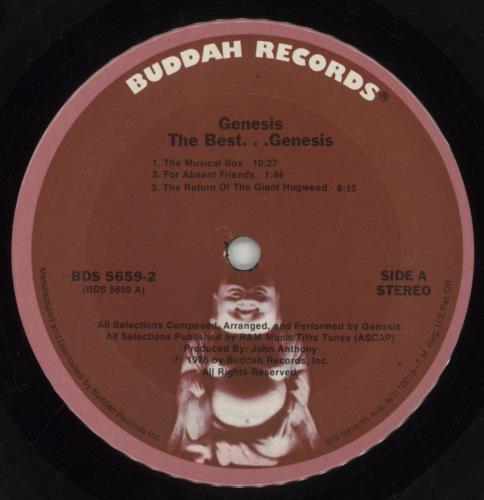 Genesis The Best... 2-LP vinyl record set (Double LP Album) US GEN2LTH155571