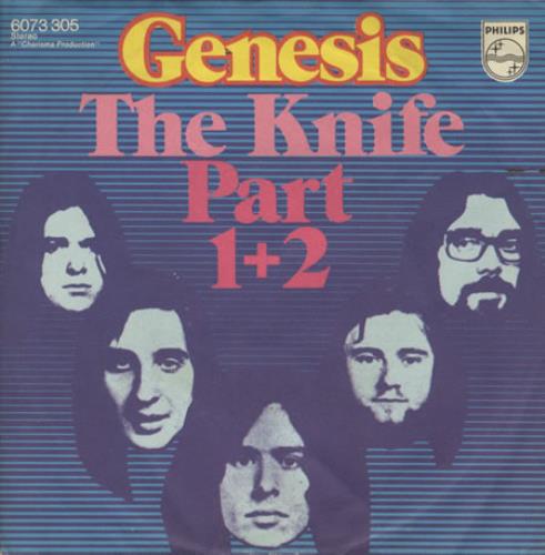Genesis The Knife 7" vinyl single (7 inch record / 45) German GEN07TH345209
