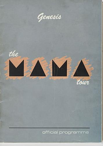 Genesis The Mama Tour + merchandise insert tour programme UK GENTRTH325713