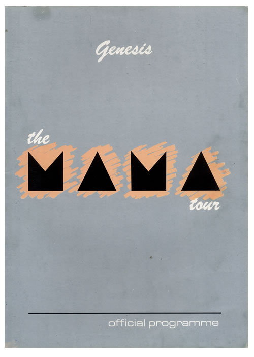 Genesis The Mama Tour tour programme UK GENTRTH325711