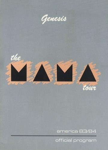 Genesis The Mama Tour tour programme US GENTRTH428312