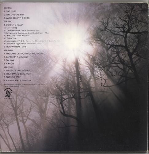 Genesis The Story Of Genesis - EX 2-LP vinyl record set (Double LP Album) Japanese GEN2LTH731580