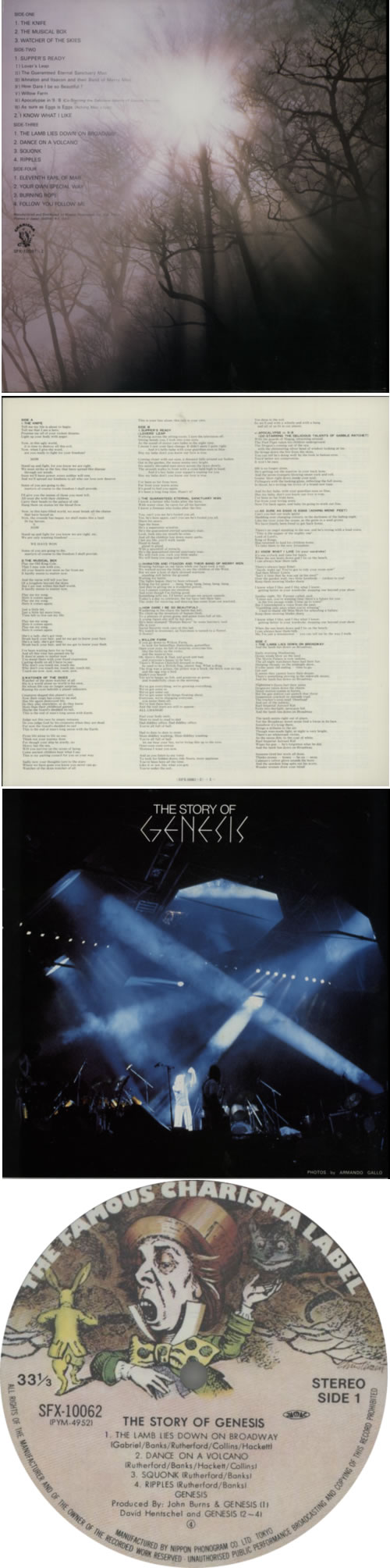 Genesis The Story Of Genesis 2-LP vinyl record set (Double LP Album) Japanese GEN2LTH307322