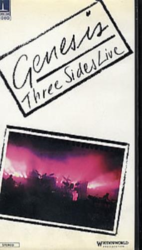 Genesis Three Sides Live video (VHS or PAL or NTSC) UK GENVITH284471