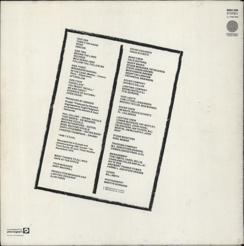 Genesis Three Sides Live 2-LP vinyl record set (Double LP Album) Dutch GEN2LTH07078