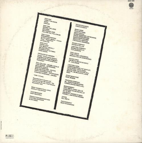 Genesis Three Sides Live 2-LP vinyl record set (Double LP Album) Italian GEN2LTH727266