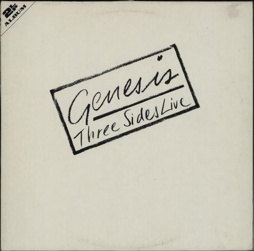 Genesis Three Sides Live 2-LP vinyl record set (Double LP Album) German GEN2LTH751996