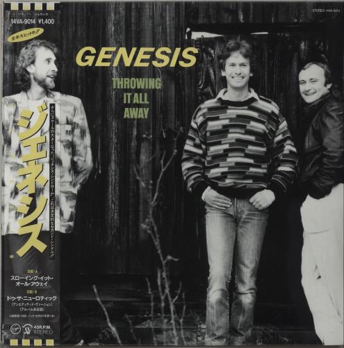 Genesis Throwing It All Away 12" vinyl single (12 inch record / Maxi-single) Japanese GEN12TH158525