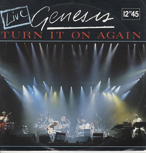 Genesis Turn It On Again 12" vinyl single (12 inch record / Maxi-single) Dutch GEN12TU339362
