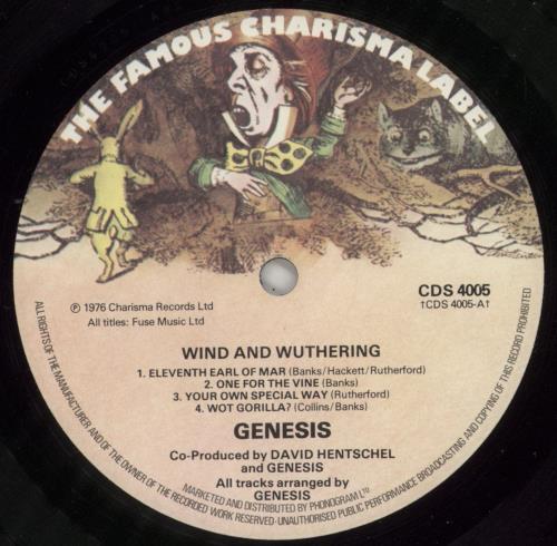 Genesis Wind & Wuthering - 1st - EX vinyl LP album (LP record) UK GENLPWI754362