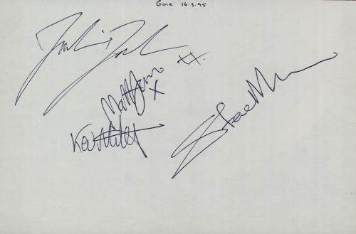 Gene Page From An Autograph Book memorabilia UK G-EMMPA659060