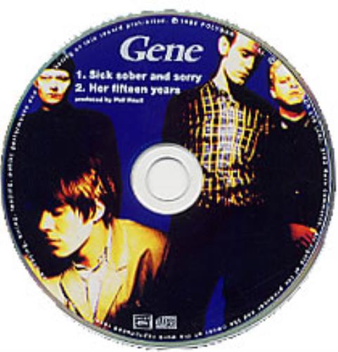 Gene Sick Sober And Sorry CD single (CD5 / 5") French G-EC5SI51379