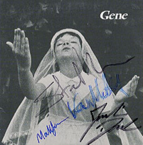 Gene Sleep Well Tonight - Autographed CD single (CD5 / 5") US G-EC5SL75847