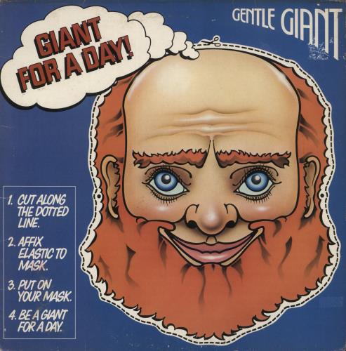 Gentle Giant Giant For A Day + Inner - VG vinyl LP album (LP record) UK GTLLPGI885620