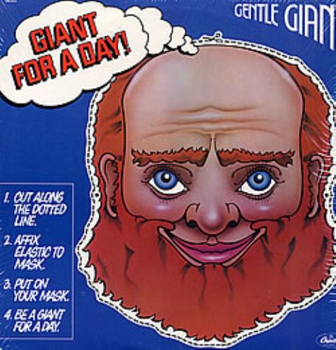 Gentle Giant Giant For A Day vinyl LP album (LP record) US GTLLPGI269778