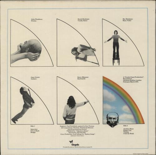 Gentle Giant Interview vinyl LP album (LP record) UK GTLLPIN186422