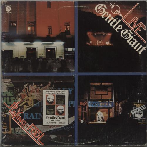 Gentle Giant Live - Playing The Fool 2-LP vinyl record set (Double LP Album) US GTL2LLI668904