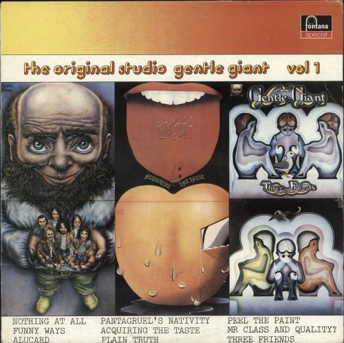 Gentle Giant The Original Studio Gentle Giant - Vol. 1 vinyl LP album (LP record) Italian GTLLPTH727074