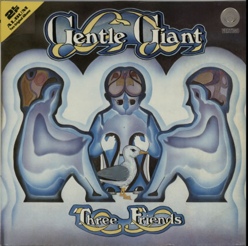Gentle Giant Three Friends 2-LP vinyl record set (Double LP Album) German GTL2LTH603491