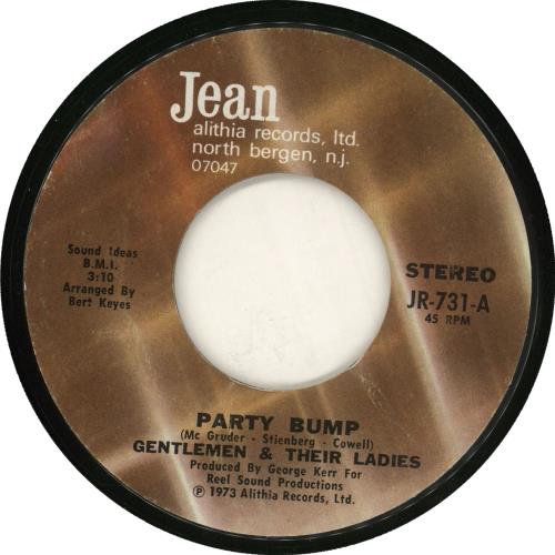 Gentlemen & Their Ladies Party Bump 7" vinyl single (7 inch record / 45) US 0EQ07PA728810