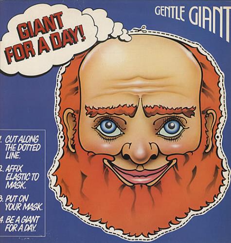 Gentle Giant Giant For A Day + Insert & Inner - EX vinyl LP album (LP record) UK GTLLPGI133588