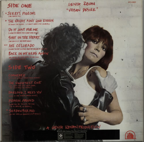 Genya Ravan Urban Desire UK Promo vinyl LP album (LP record) (612830)