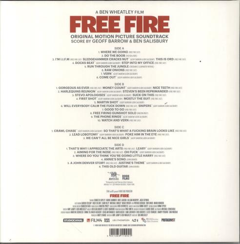 Geoff Barrow Free Fire - Grey With Smoke Effect Vinyl vinyl LP album (LP record) UK IHOLPFR856906