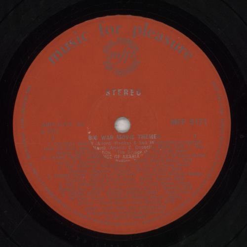 Geoff Love Big War Movie Themes vinyl LP album (LP record) UK GL0LPBI386598