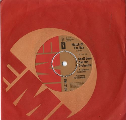 Geoff Love Match Of The Day 7" vinyl single (7 inch record / 45) UK GL007MA605837