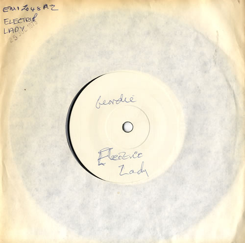 Geordie Electric Lady - White Label 7" vinyl single (7 inch record / 45) UK GDI07EL601811