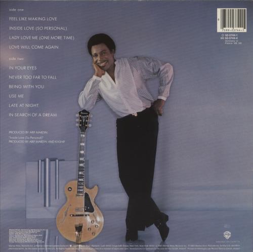 George Benson In Your Eyes vinyl LP album (LP record) German GBELPIN879942