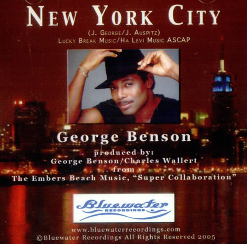 George Benson New York City CD-R acetate US GBECRNE527013