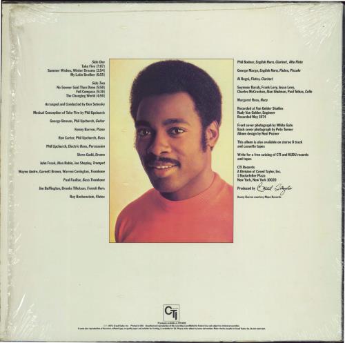 George Benson Take Five vinyl LP album (LP record) US GBELPTA769823