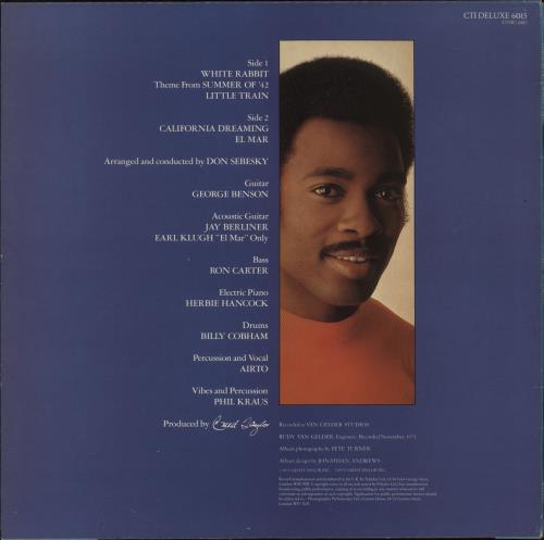 George Benson White Rabbit - EX vinyl LP album (LP record) UK GBELPWH885141