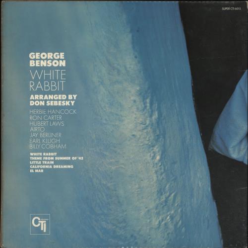 George Benson White Rabbit vinyl LP album (LP record) German GBELPWH697383