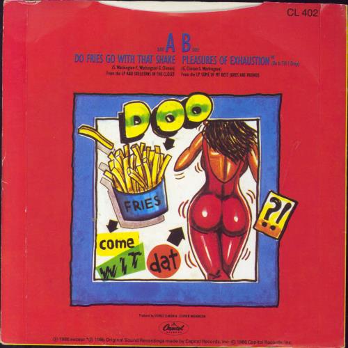 George Clinton Do Fries Go With That Shake 7" vinyl single (7 inch record / 45) UK GCL07DO816598