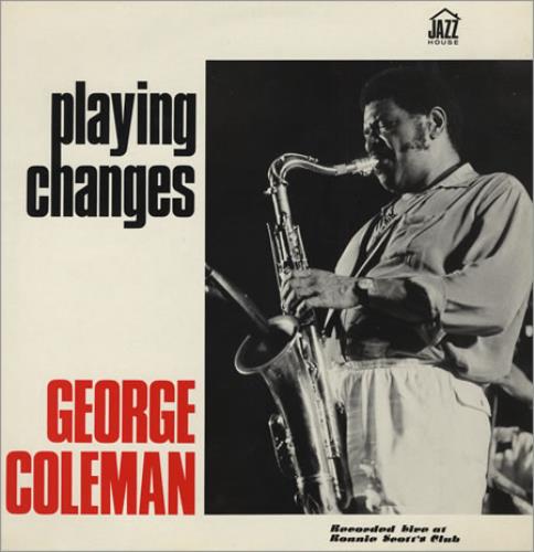 George Coleman Playing Changes vinyl LP album (LP record) UK GGCLPPL404300