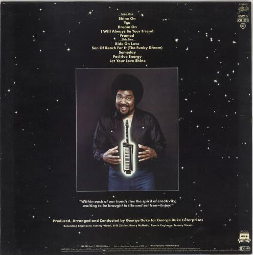 George Duke Dream On vinyl LP album (LP record) UK GA9LPDR723001
