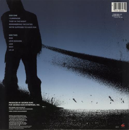 George Duke Thief In The Night vinyl LP album (LP record) German GA9LPTH871410