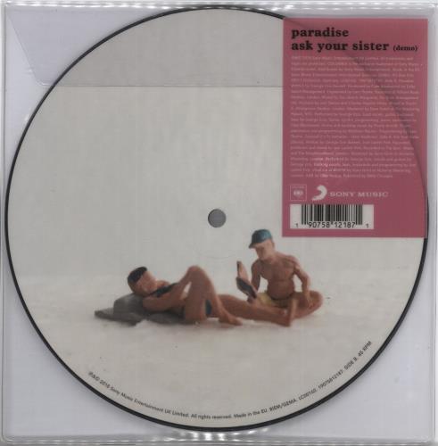 George Ezra Paradise 7" vinyl picture disc (7 inch picture disc single) UK IZO7PPA890804