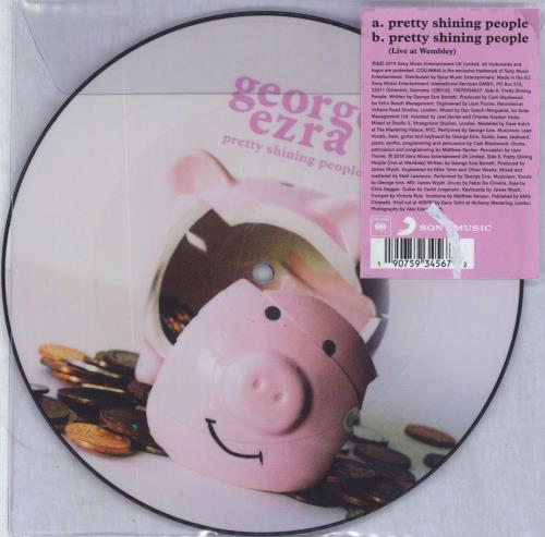 George Ezra Pretty Shining People picture disc LP (vinyl picture disc album) UK IZOPDPR827999