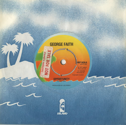 George Faith Opportunity - Factory Sample 7" vinyl single (7 inch record / 45) UK GFH07OP451185