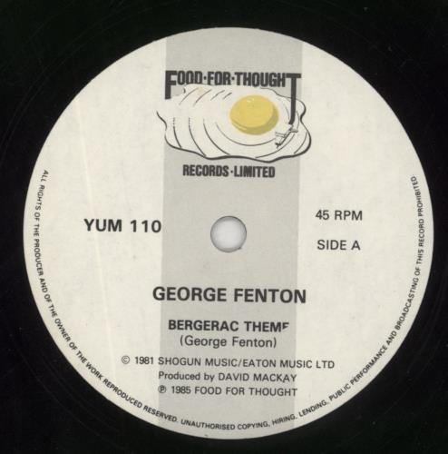 George Fenton Bergerac Theme 7" vinyl single (7 inch record / 45) UK G0O07BE753991