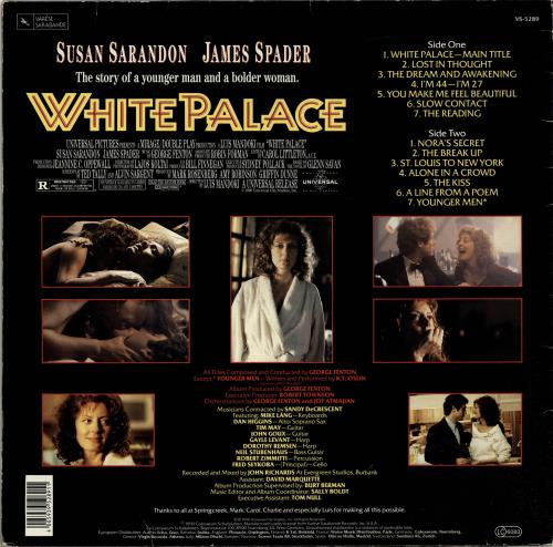 George Fenton White Palace vinyl LP album (LP record) German G0OLPWH693455