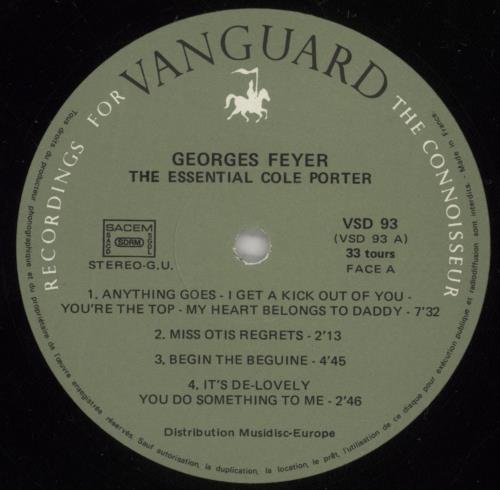 George Feyer The Essential Cole Porter 2-LP vinyl record set (Double LP Album) French GV22LTH888359