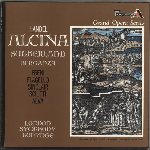 George Frideric Handel Alcina Vinyl Box Set UK HJRVXAL698756