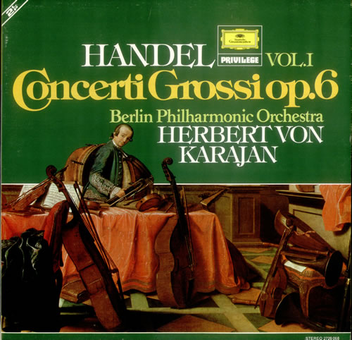 George Frideric Handel Concerti Grossi, Op. 6 2-LP vinyl record set (Double LP Album) UK HJR2LCO538183