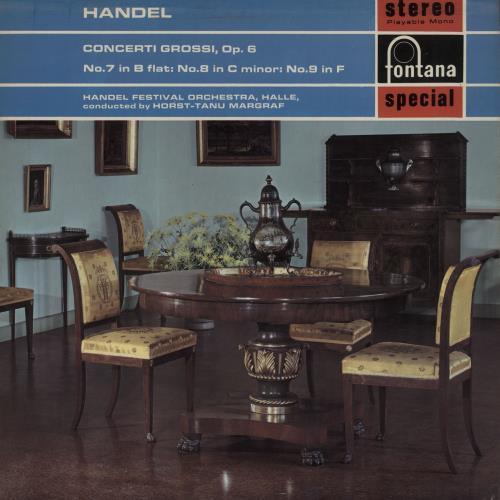 George Frideric Handel Concerti Grossi, Op.6 vinyl LP album (LP record) UK HJRLPCO750576