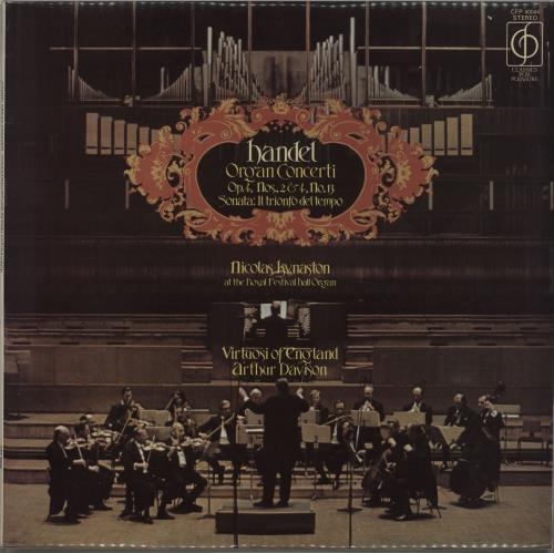 George Frideric Handel Handel Organ Concerti vinyl LP album (LP record) UK HJRLPHA673873